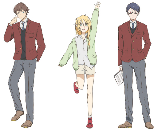 Anime Character Designs for Animation